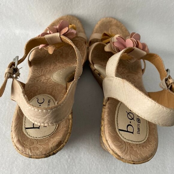 Born Concept Size 9M/W Cork Wedge Open Toe Sandals - Picture 12 of 16